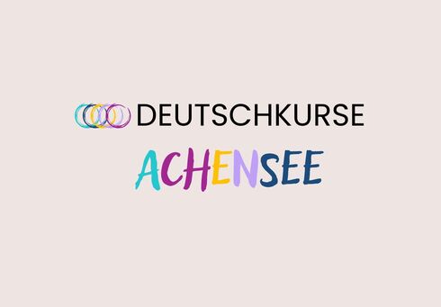 German courses outside of work German courses Achensee Logo