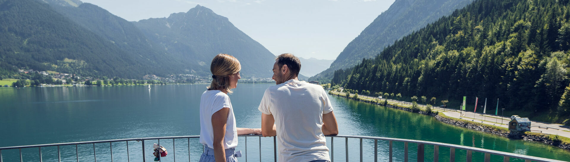 Side trip to the viewing platform in Pertisau At 14 metres high, the viewing platform in Pertisau am Achensee is a highlight in the region and a popular attraction.