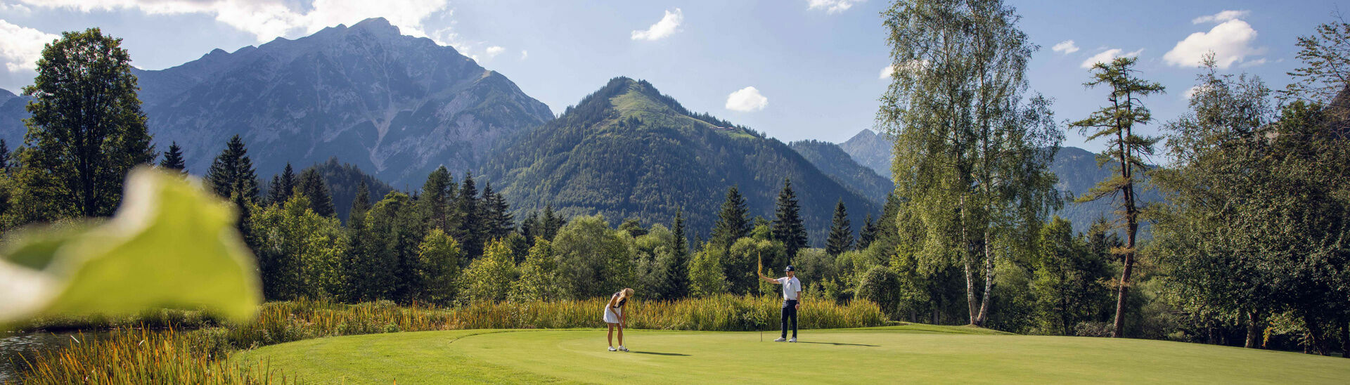 Golfing in Pertisau am Achensee Spectacular scenery and perfect greens provide the backdrop for golfing on the Golf- und Landclub Achensee in Pertisau.