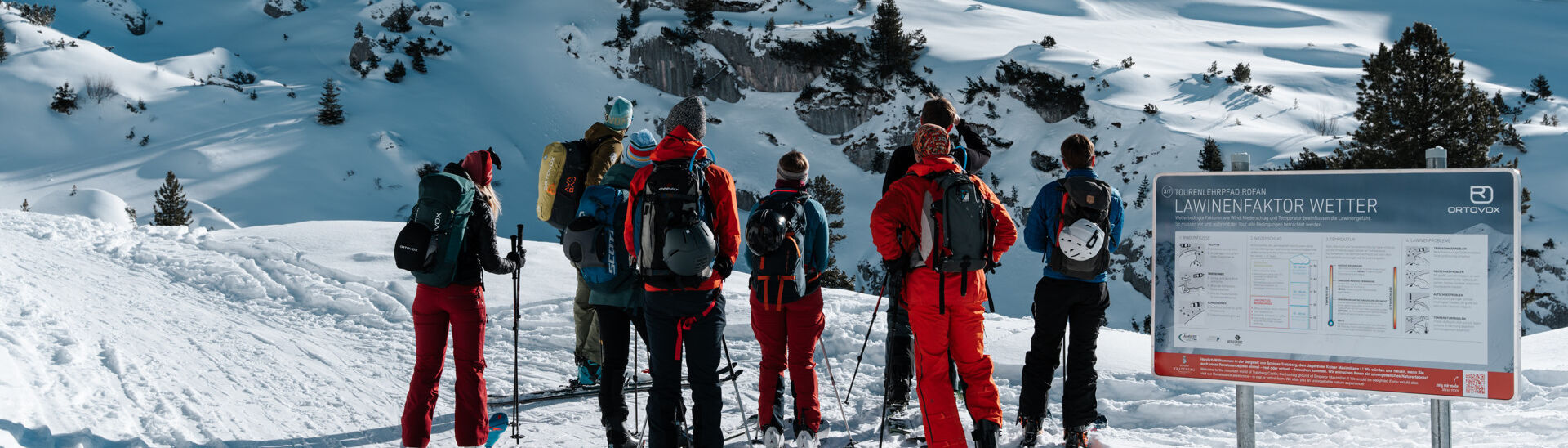 ORTOVOX avalanche educational trail in Maurach am Achensee The ORTOVOX avalanche educational trail in Maurach features seven stations explaining the proper conduct in alpine terrain and how to use avalanche beacon, shovel and probe.