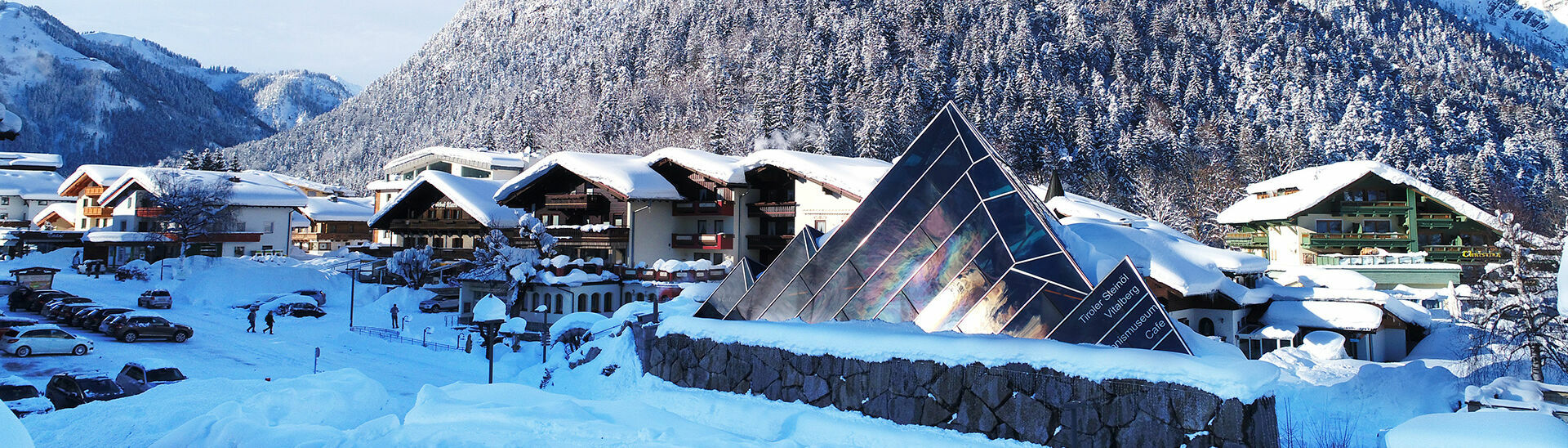 Tiroler Steinöl Vitalberg in Pertisau The Vitalberg in Pertisau am Achensee in winter.