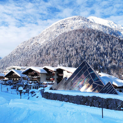 Tiroler Steinöl Vitalberg in Pertisau The Vitalberg in Pertisau am Achensee in winter.