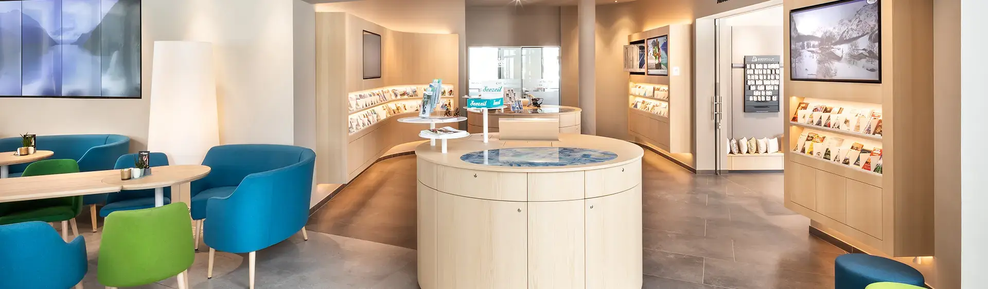 Welcome CENTER Achensee Die Räumlichkeiten des Welcome CENTER Achensee in Maurach.