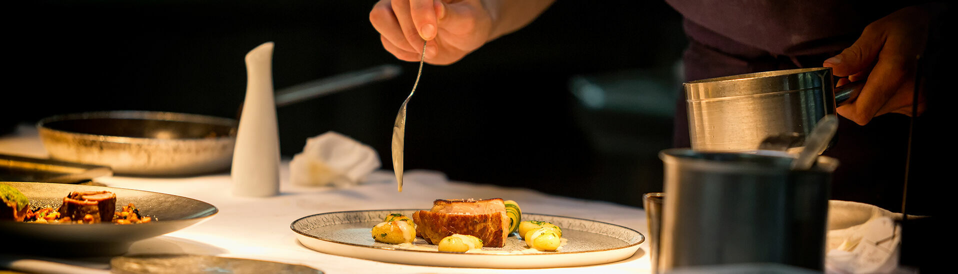 Culinary experiences at Lake Achensee The culinary delights at Lake Achensee are a treat for the palate & the soul. This photo captures a meat dish.