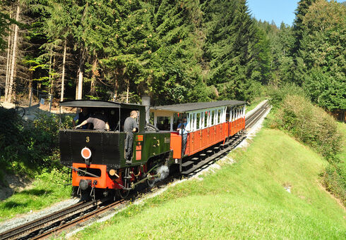 Achenseebahn Enjoying a scenic ride from Jenbach to Seespitz on Europe's oldest steam cog railway.