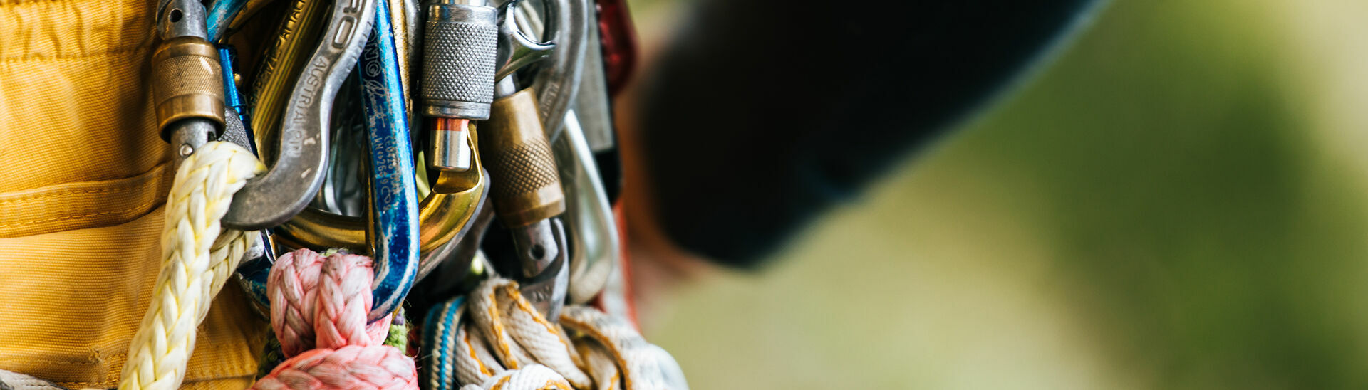 The right climbing equipment The right equipment and careful planning is essential before any tour. From the rope to the carabiner to the belay device, everything should be carried.