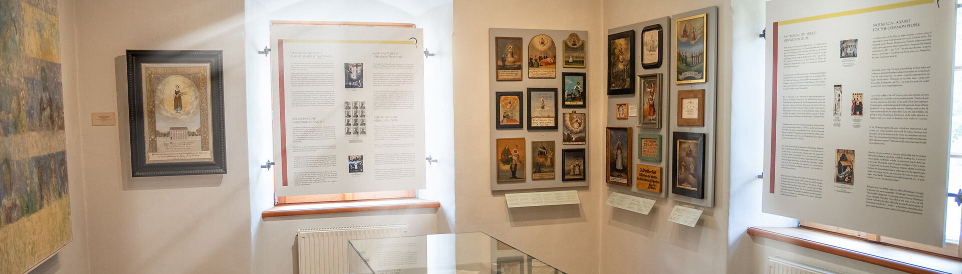 St. Notburga museum in Eben The museum displays the oldest documents of the veneration of St. Notburga, precious paintings and sculptures, and baroque art exhibits.