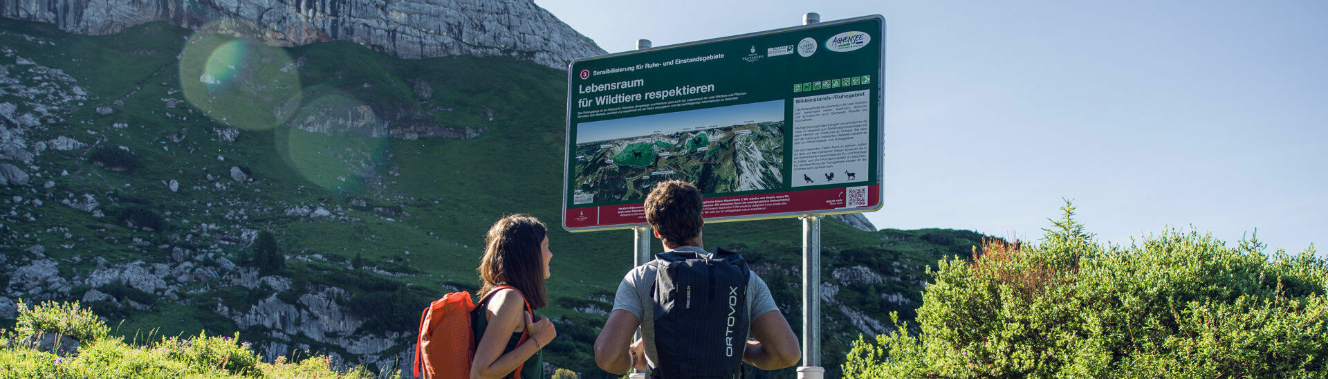 Educational nature trail in the Rofan mountains A couple visits the educational nature trail Rofan and gets educated on how to explore responsibly.