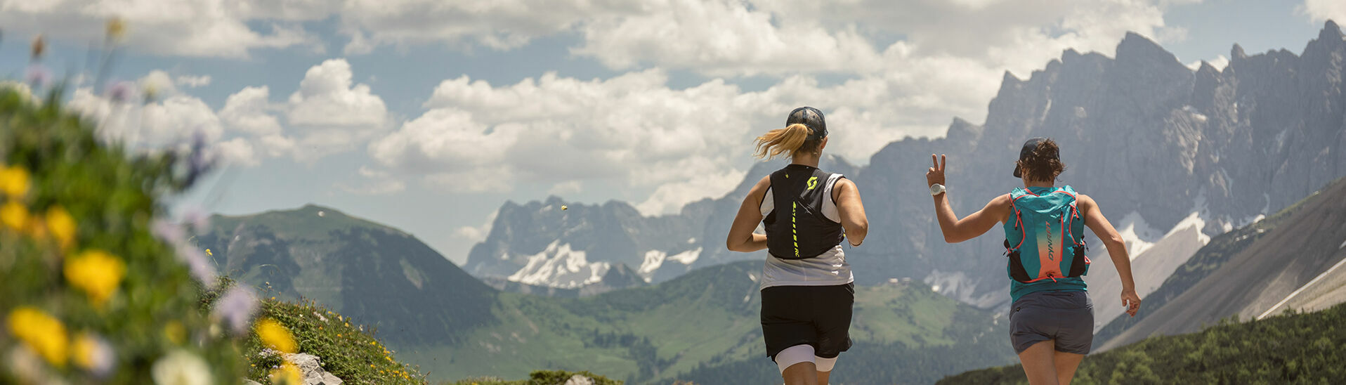 Trail running in the Nature Park Karwendel Trail runners have the opportunity to train in the Nature Park Karwendel surrounded by beautiful scenery.