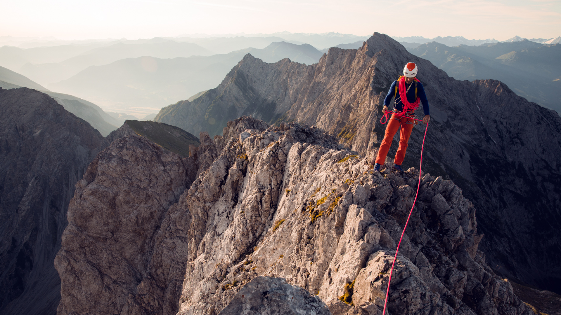 Klettern auf die Lamsenspitze