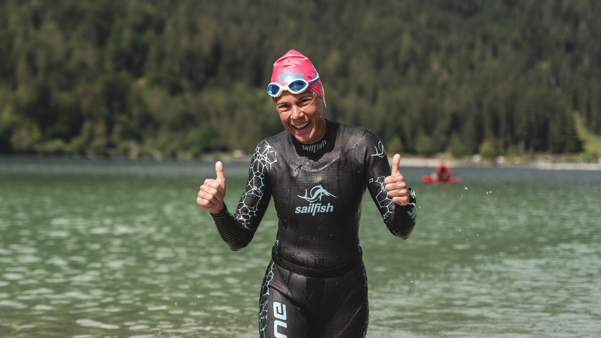 Langstreckenschwimmen am Achensee