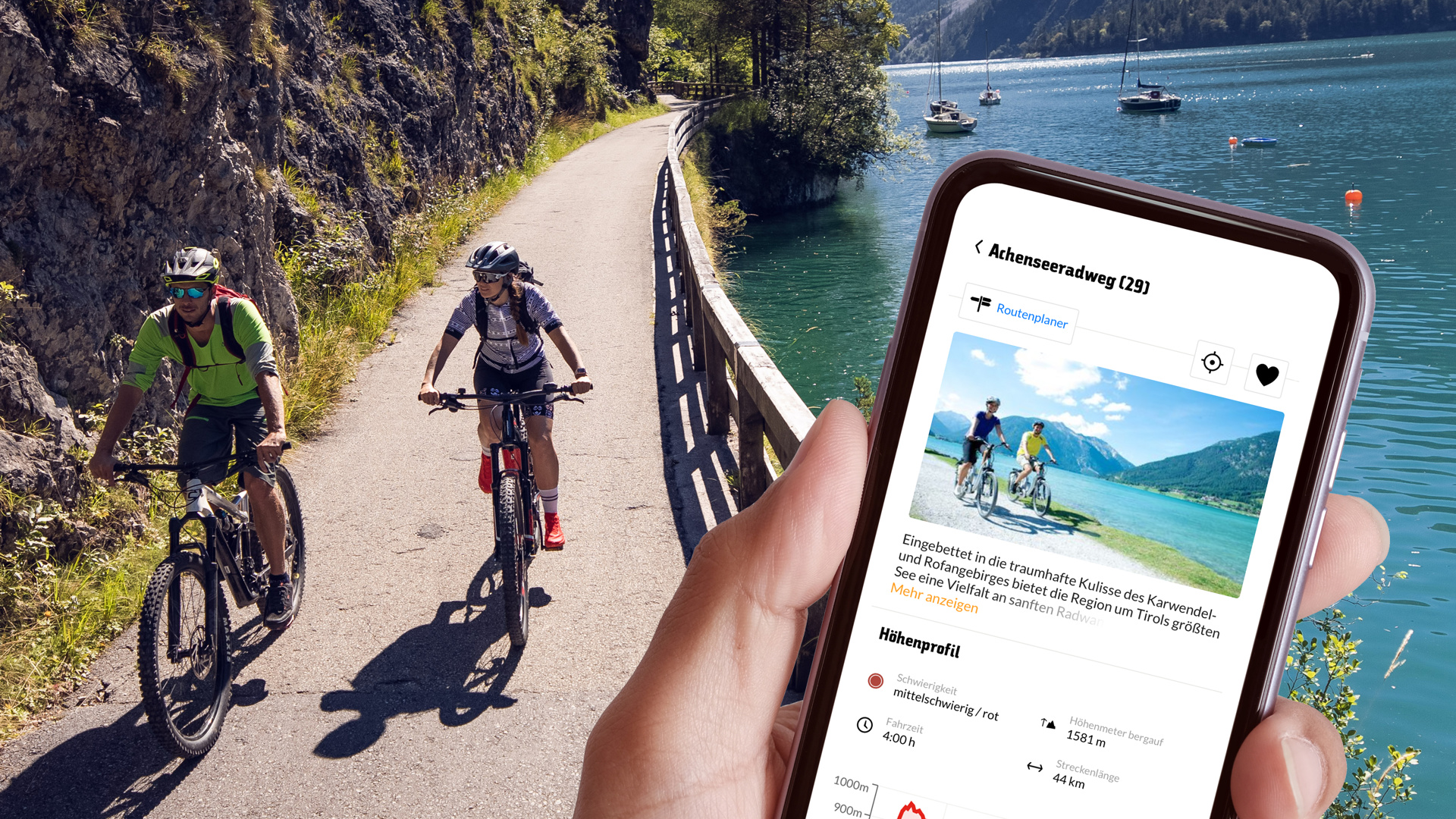 Interaktive Tourenplanung im Sommer