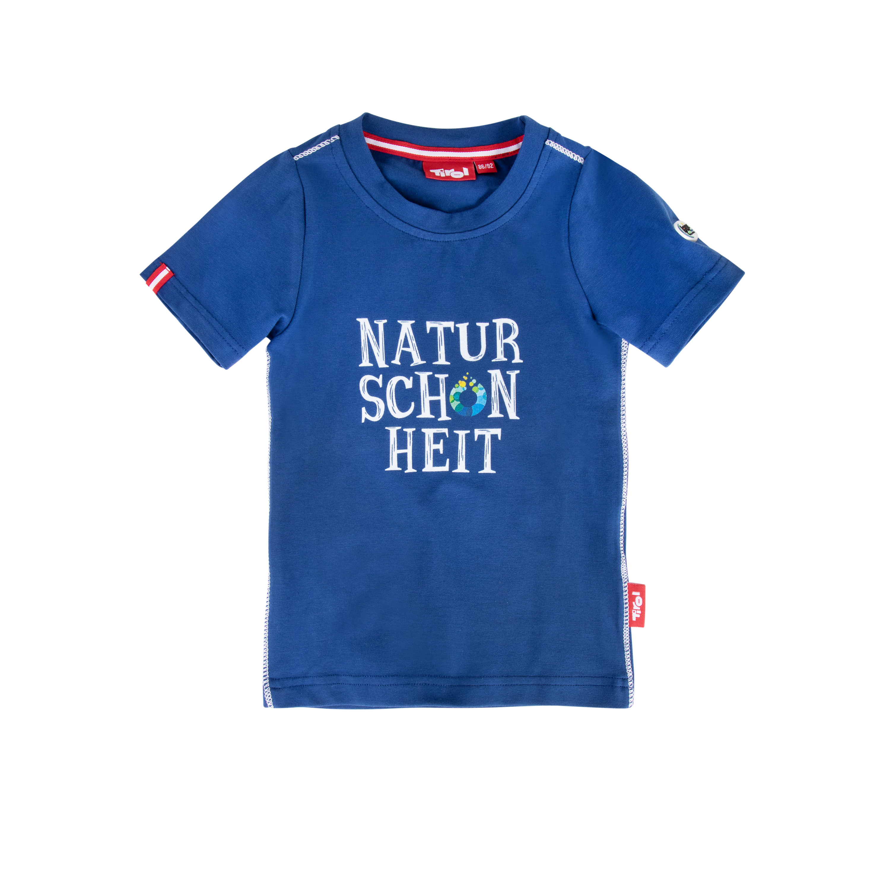 Kinder T-Shirt Achensee in Blau