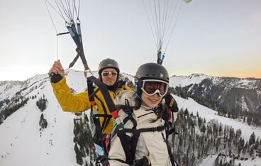 K7 Adventures Winter Tandem Paragliding K7 Adventures Winter Tandem Paragliding